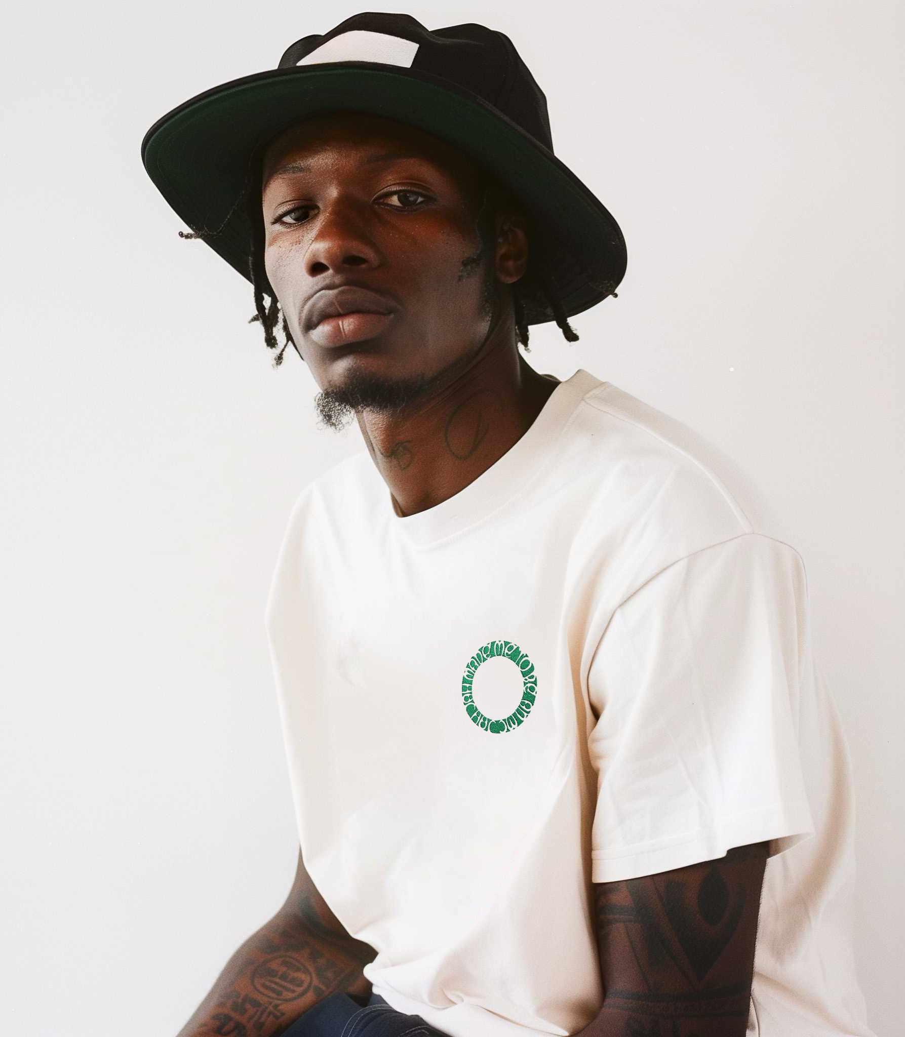 Jah Jah Made Me to Be an MC Embroidery T-Shirt